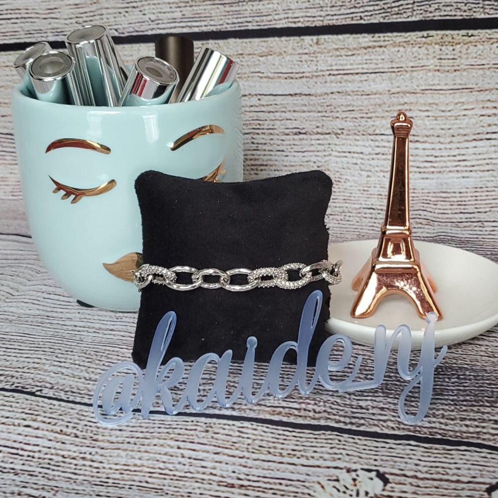 Stella & Dot Christina Link Bracelet ‐ Silver